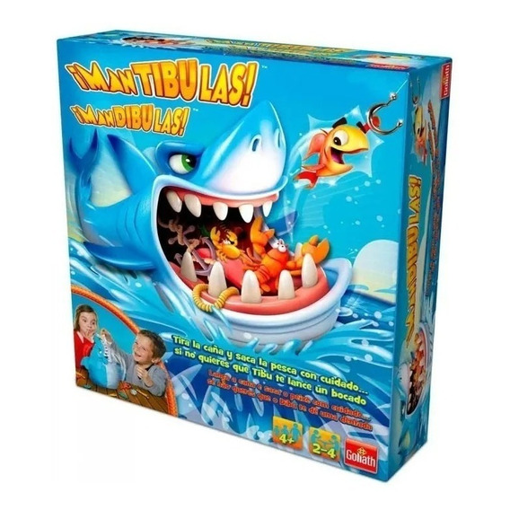 Tiburon Mandibulas Juego De Mesa Infantil Pesca Peces Ed