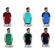 Kit 3 Camiseta Plus Size Extra Careca Camisa Raglan Zambelê