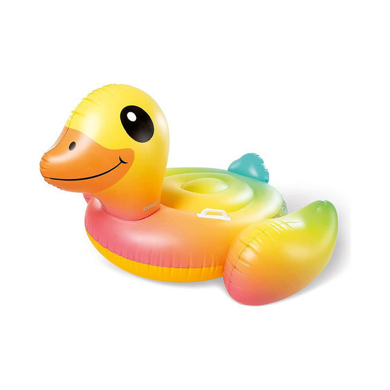 Pato Inflable Intex Patito De Hule Pool Party Salvavidas