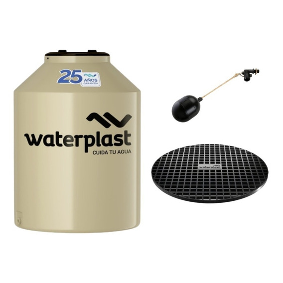 Tanque De Agua Waterplast Tricapa 1000l + Base + Flotante 