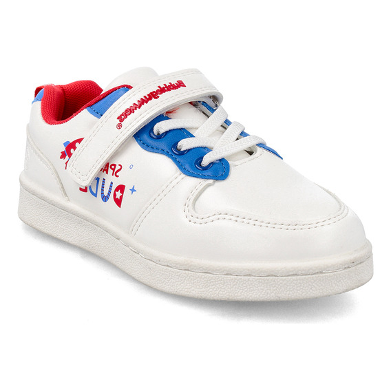 Zapatilla Niño Bubblegummers Clavel Blanco