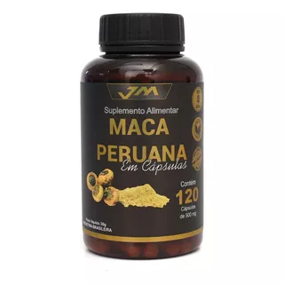 Suplemento En Cápsula Jm Industria De Suplemento  Maca Peruana Maca Peruana Vitaminas En Pote De 150ml 120 Un