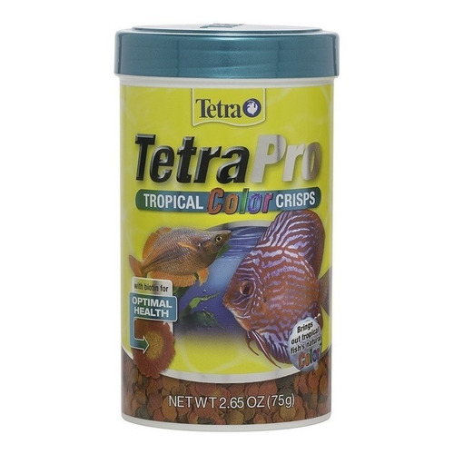Alimento Peces Tetra Pro Color Crisp 75gr Potenciador Color