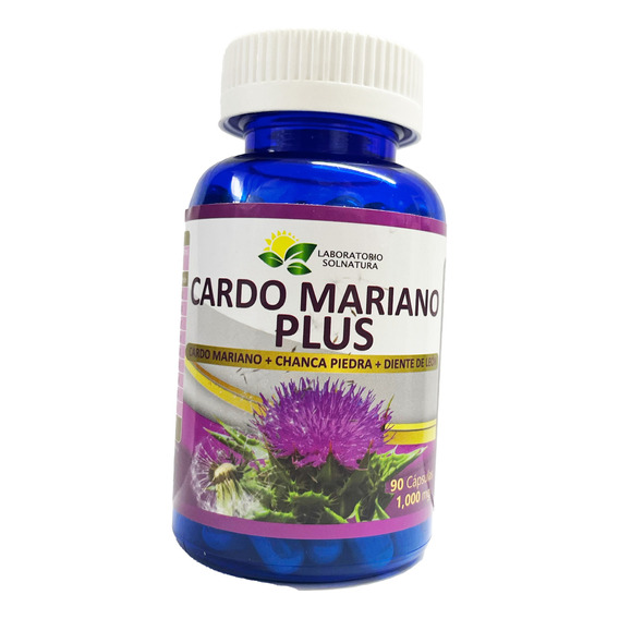 Cardo Mariano Plus / 90 Capsulas De 1.000 Mg / Hígado