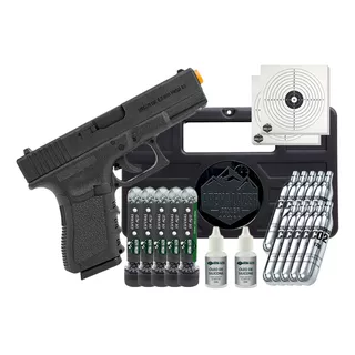 Pistola G11 6mm + Maleta + Munição + 10 Co2 + Alvo + Oleo