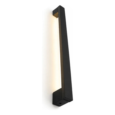Aplique Led Lineal Exterior Indirecto Manijon 50cm Negro Pr  Negro