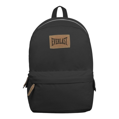 Mochila Everlast Escolar Económica Primaria Secundaria Urban Color Negro