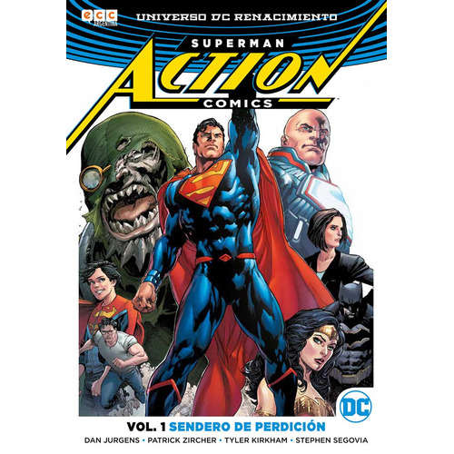 Superman Vol. 1 - Sendero De Perdicion, De Vários Autores. Serie Superman Editorial Ecc, Tapa Blanda En Español, 2018