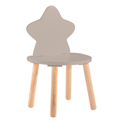 Silla De Estrella Para Niñas Y Niños Duduk Color de la estructura de la silla Gris Obscuro