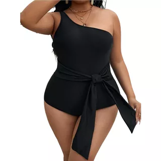 Maiô Feminino Plus Size Praia E Piscina Biquini Uma Alça