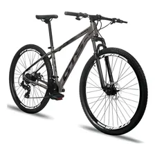 Bicicleta Mountain Bike Gts Feel Full Aro 29 Tamanho Do Quadro 19" Cinza/Preto