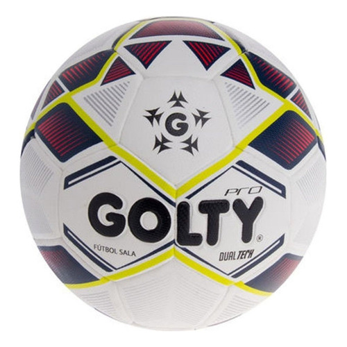 Balon Futbol Sala Golty Pro Dualtech Color Rojo