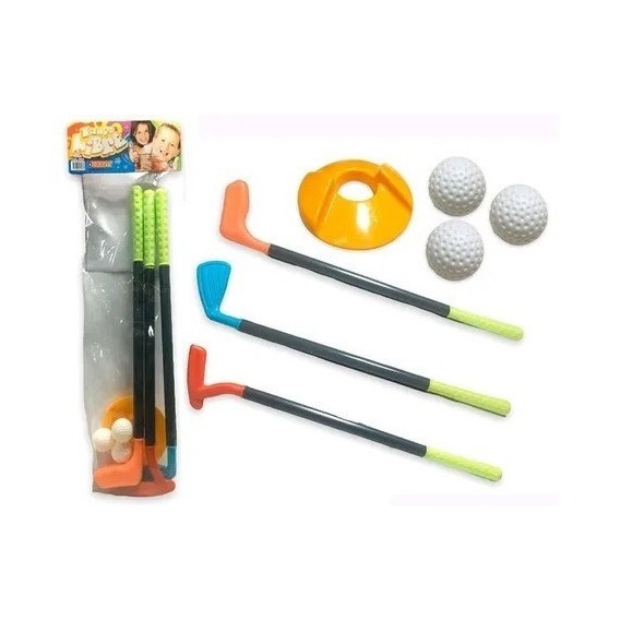 Juguete Set De Golf En Bolsa 3 Palos Duravit 406