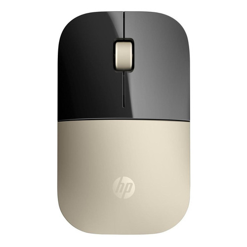 Mouse inalámbrico HP  MOUSE Z3700 dorado