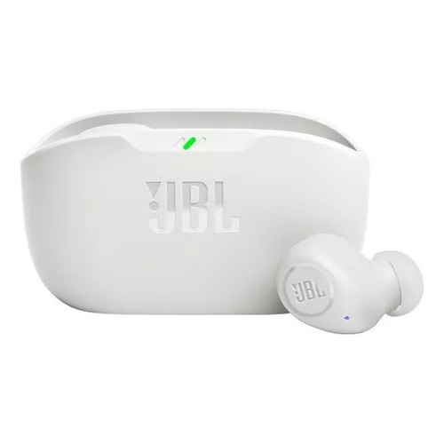 Auriculares Inalámbricos Jbl Wave Buds Bluetooth 32hs Blanco