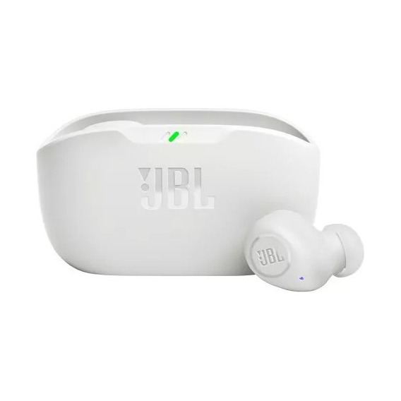 Auriculares Inalámbricos Jbl Wave Buds Bluetooth 32hs Blanco