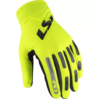 Guantes Moto Cortos Ls2 Bend Palma Reforzada Color Amarillo/negro Talle L