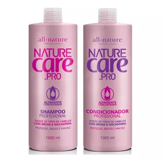 Shampoo Nature Care E Condicionador Argan Macadâmia Alnature