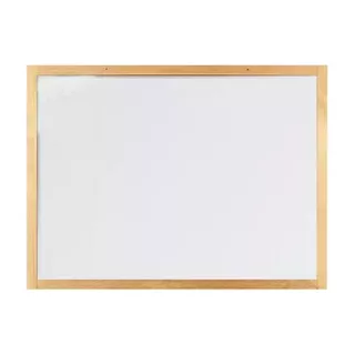 Lousa Quadro Branco Madeira 60 X 90 Cm Com Caneta