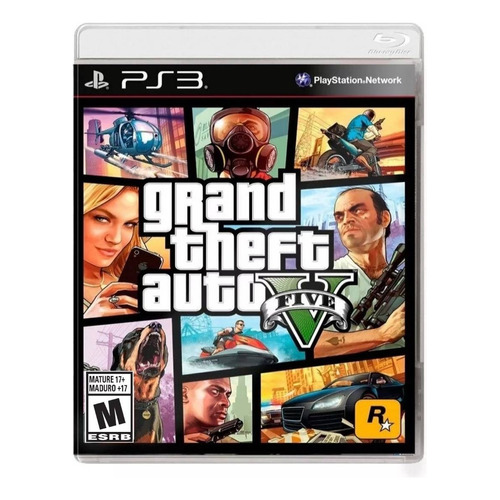 Grand Theft Auto V  Standard Edition Rockstar Games PS3 Físico