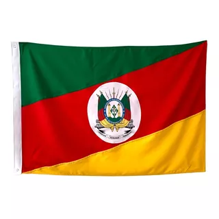 Bandeira Rio Grande Do Sul Oficial 3 Panos (1,92 X 1,35) 