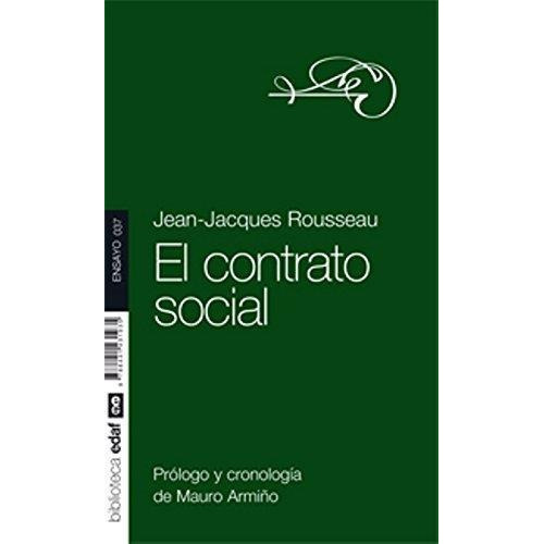 Contrato Social, El, De Jean-jacques Rousseau. Editorial Edaf, Edición 1 En Español