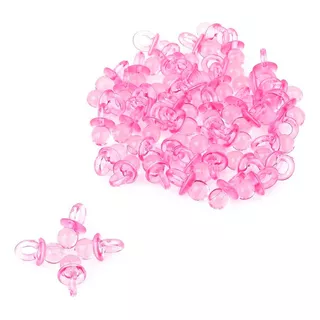 Mini Chupetes Rosa Para Piñata O Bolsita Cotillon X36u