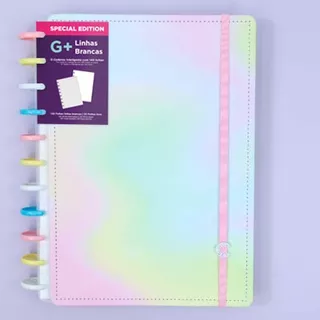 Caderno Inteligente G+ Linhas Brancas Color Candy Splash