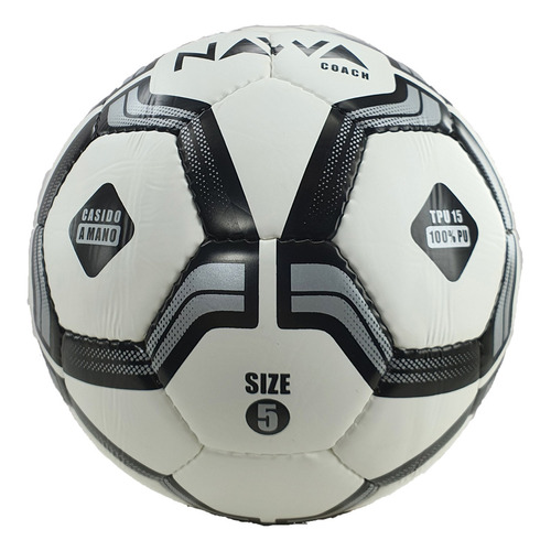 Pelota Nawa Futbol Unisex Coach Blanco-gris Cli