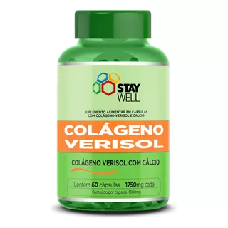  Stay Well Colágeno Verisol 1300mg Com Cálcio Tecnologia Ale