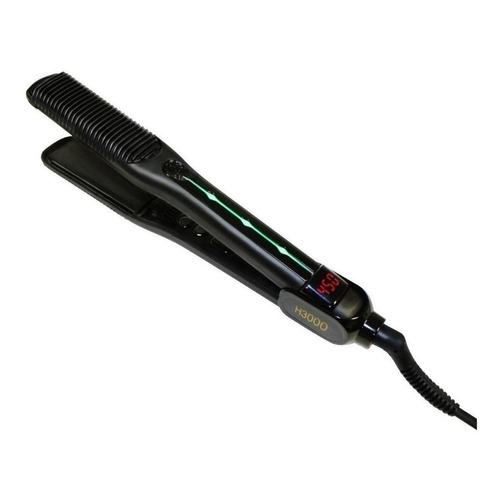 Plancha de cabello HairArt H3000 Collection Luxe Digital negra 110V/220V