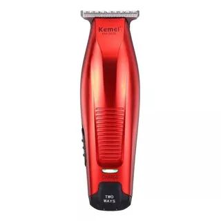 Aparador De Pelo Kemei Km-5026  Vermelho 100v/240v