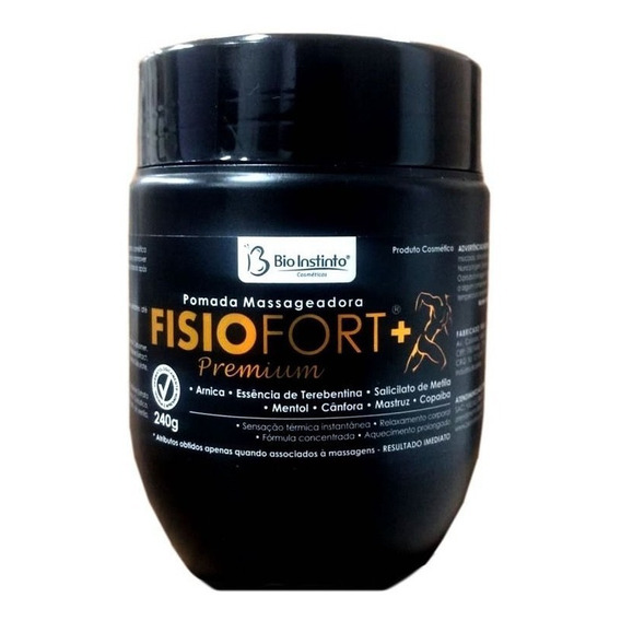 Pomada de masaje Fisiofort Premium 240g - Bio Instinct