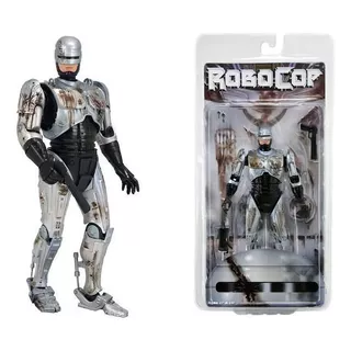 Figura De Acción  Neca Robocop Robocop Battle Damaged De Neca