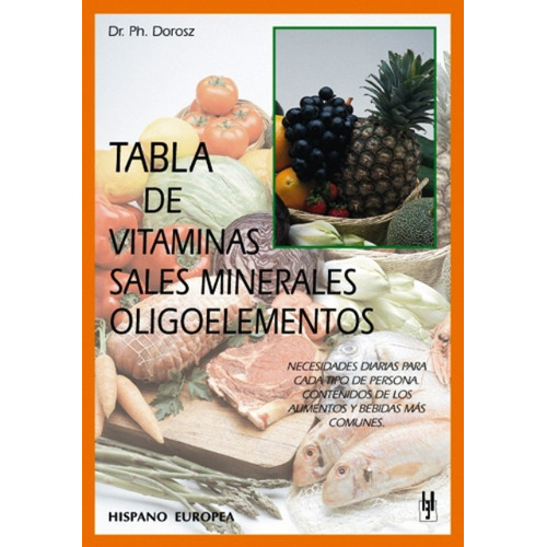 Tabla De Vitaminas , Sales Minerales Y Oligoelementos