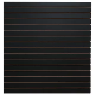 Exhibipanel - Panel Ranurado 122x122cm Negro Tumin