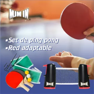Set De Ping Pong Marca Mjm In