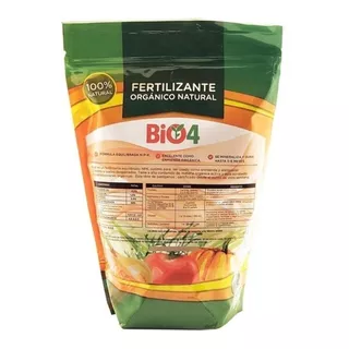 Fertilizante Natural Bio 4 Fomula Equilibrada 1 Kilo