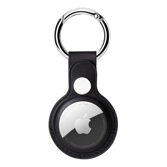 Funda Compatible Apple Airtag Localizador Perro Gato Negro