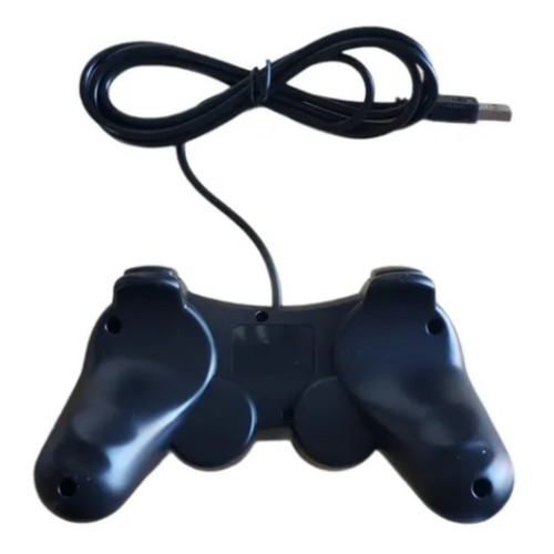 Controlador de joystick USB analógico Dualshock para PC y portátil, color negro