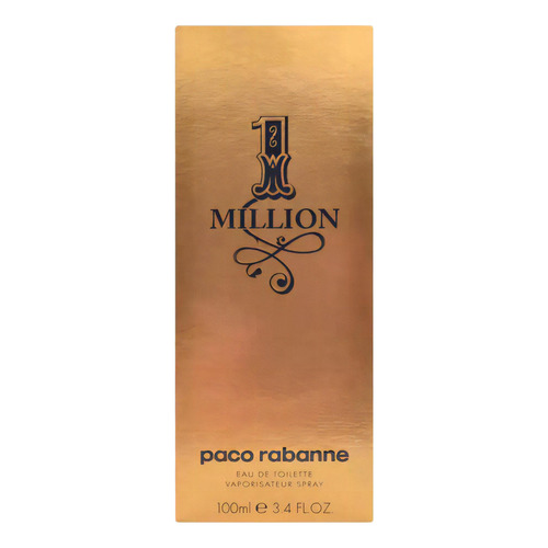 Perfume para hombre 1 Million Eau de Toilette Paco Rabanne Million, 100 ml