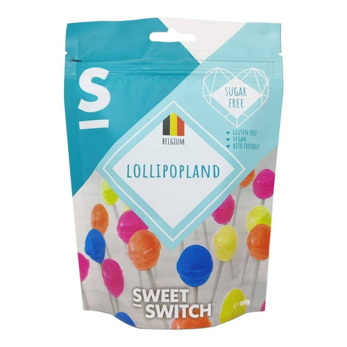 Lollipop Sin Azucar Sin Gluten -keto 12unid - Sweet Switch