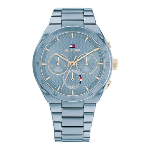 Reloj Tommy Hilfiger Th1782576 Dama Acero Multifuncion Color de la malla Azul Color del bisel Azul Color del fondo Azul