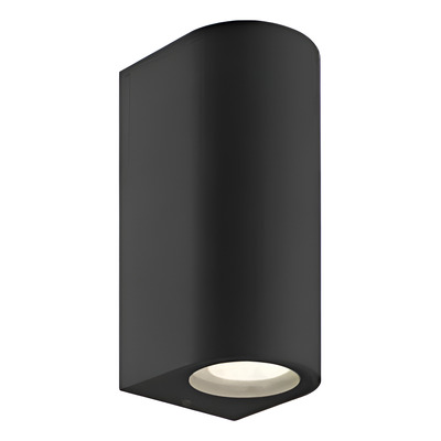 Luz Desing Wl111 Aplique Pared 2 Focos Led 220v Negro Negro