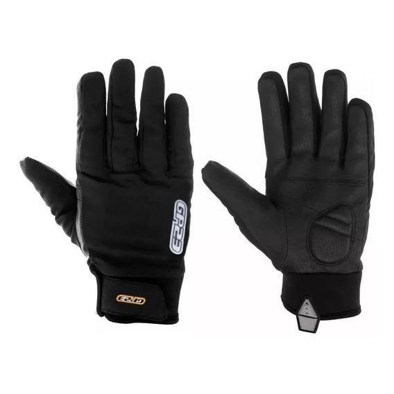 Guantes Moto Punto Extremo Softshell T/ Neoprene Frio - Fas! Color Negro Talle XXL