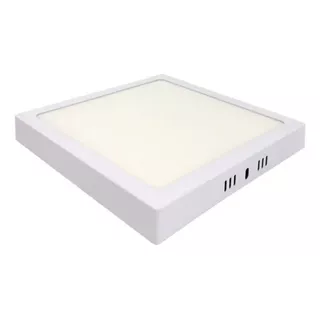 Panel Plafón Led 18w Superficial Cuadrado Luz Fria Candela