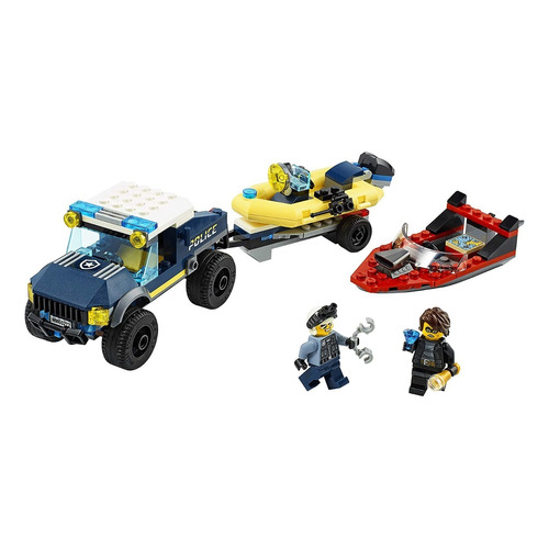 Lego City Policía De Élite: Transporte De La Lancha 60272