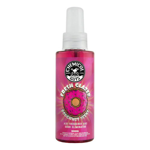 Chemical Guys Spray Aromatizante Color Rosa Fragancia Fresh Glazed Doughnut