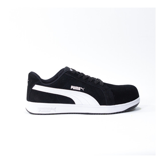 Tenis Seguridad Puma P014 Hombre Negro Dielectricos Trabajo