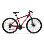 Bicicleta Mtb Fierce Mtb29er Aluminio R29 21v Disco Mecanico Rojo